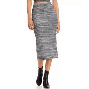 Proenza Schouler White Label Striated Knit Pencil Skirt, NWT, Size S